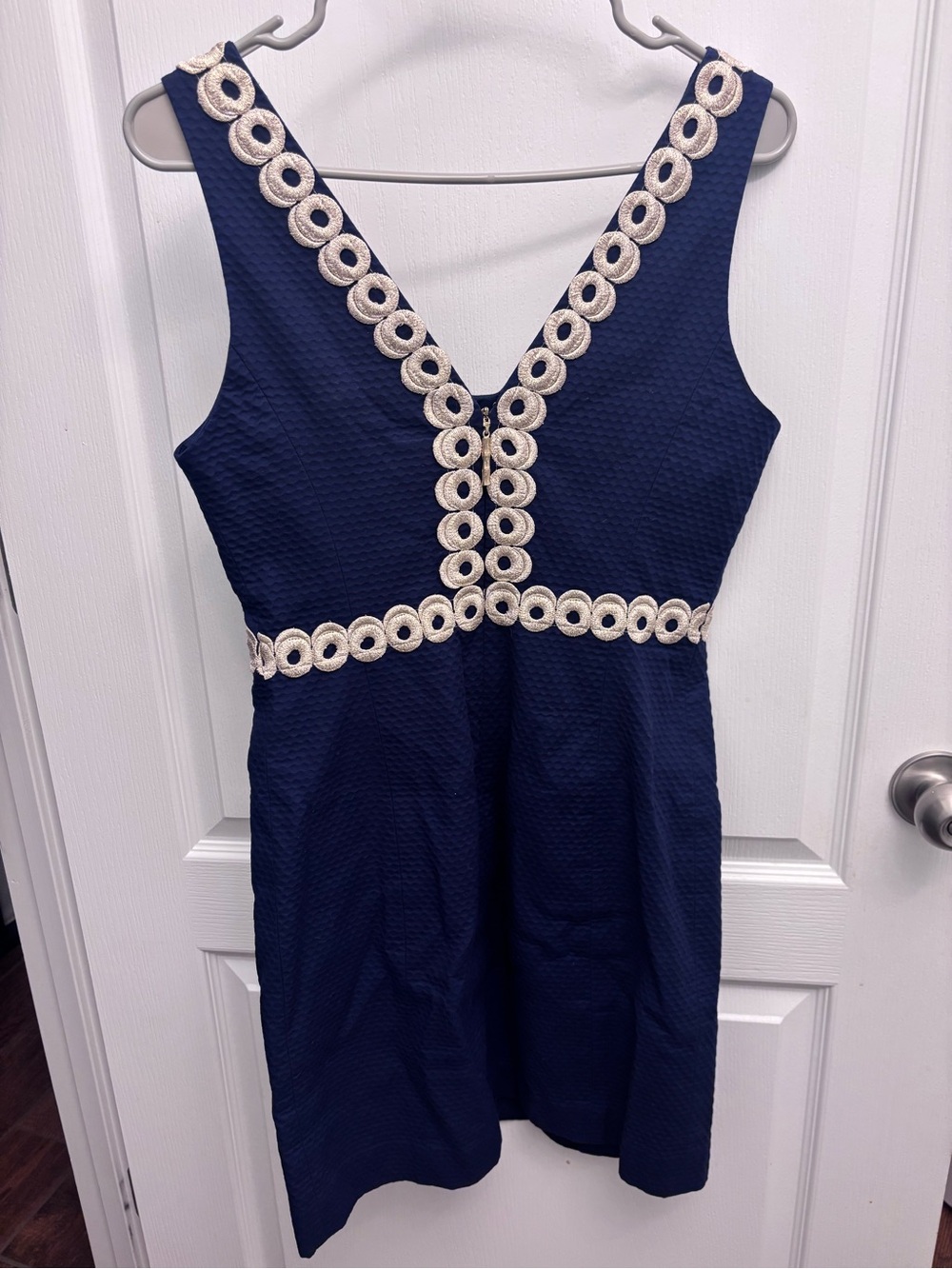 Lilly Pulitzer True Navy Esme Shift Dress Size 2 - Picture 3 of 8